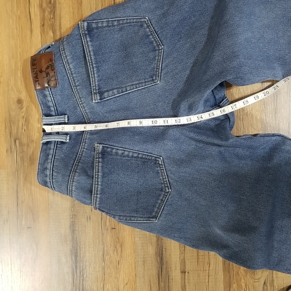 STANLEY Flannel Lined 5 Pocket Straight Leg Jeans 34 x 32 - Picture 14 of 14